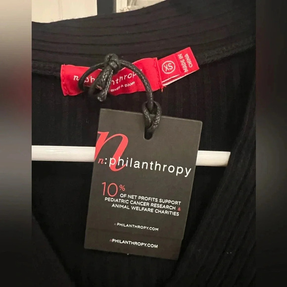 NWT N:Philanthropy Women’s Cardigan Sweater with Sole - Picture 6 of 6